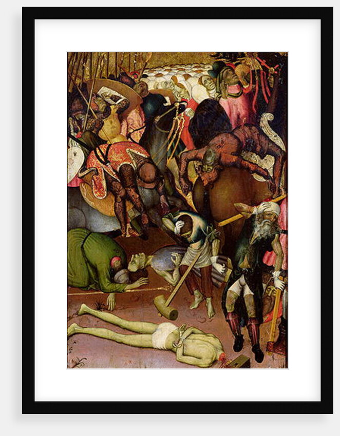 The Decapitation of St. George, panel from an altarpiece, c.1435 by Bernardo Martorell