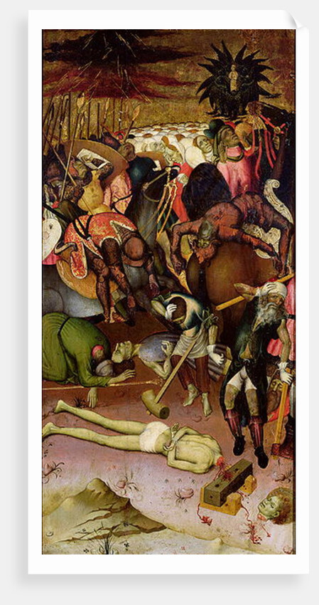 The Decapitation of St. George, panel from an altarpiece, c.1435 by Bernardo Martorell