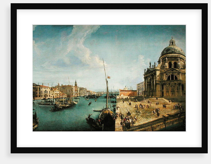 Entrance to the Grand Canal and Santa Maria della Salute, Venice by Michele Marieschi