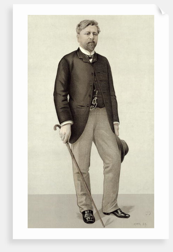 Gustave Eiffel from 'Vanity Fair', 11th May 1889 by English School