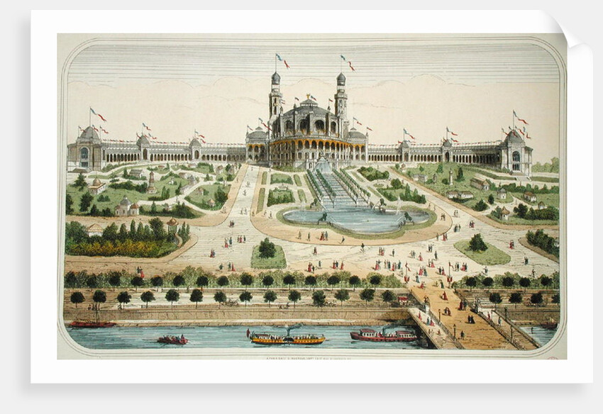 The Palais du Trocadero at the Exposition Universelle in Paris in 1878 by French School