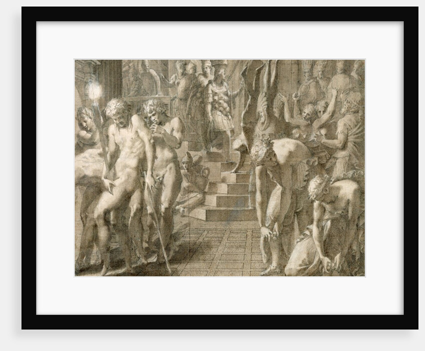 Masquerade at Persepolis by Francesco Primaticcio