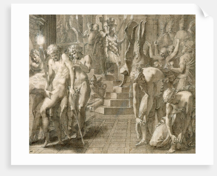 Masquerade at Persepolis by Francesco Primaticcio
