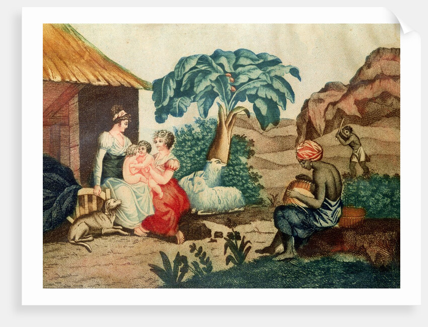 The Childhood of Paul and Virginie by French School