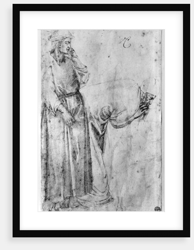 Two figures by Michelangelo Buonarroti