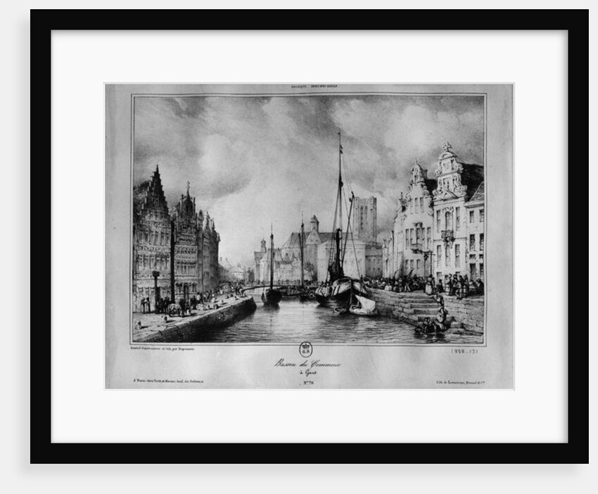 View of Ghent by Francois Joseph Dupressoir