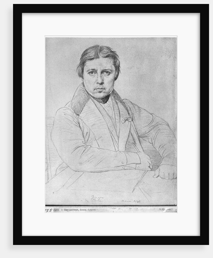 Self Portrait, 1835 by Jean Auguste Dominique Ingres
