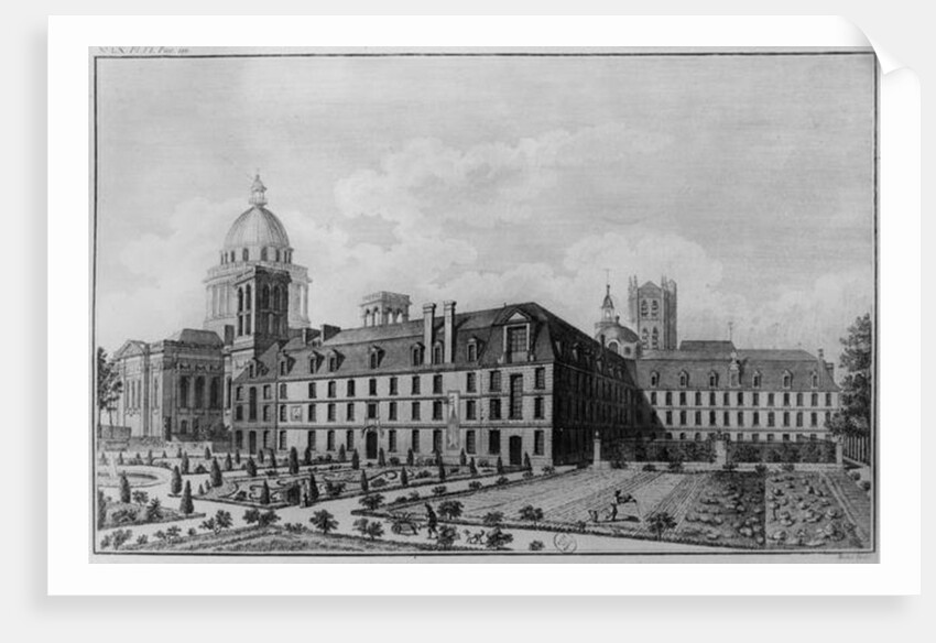 Abbey Saint-Genevieve, Paris by French School