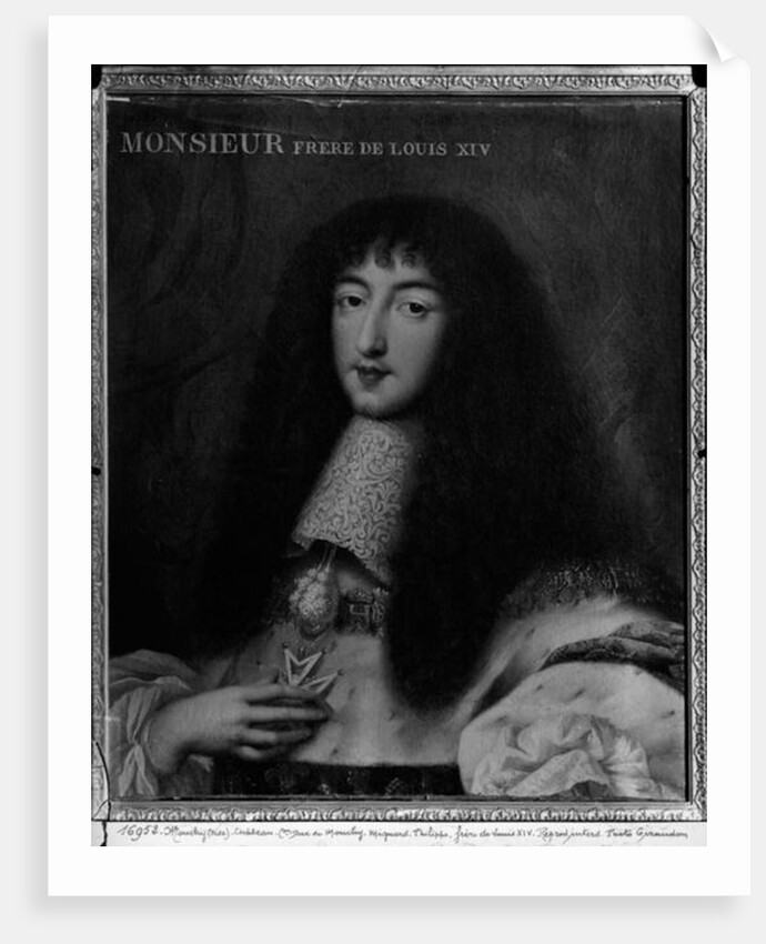 Portrait of Philippe Duc d'Orleans by Pierre Mignard