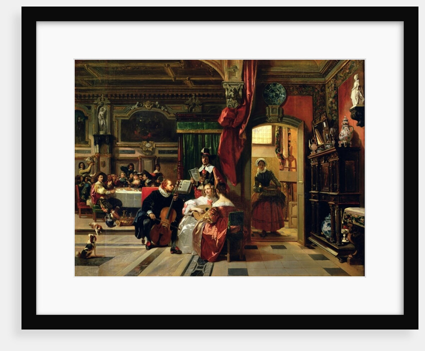 Sir Anthony van Dyck in London, 1837 by Camille-Joseph-Etienne Roqueplan