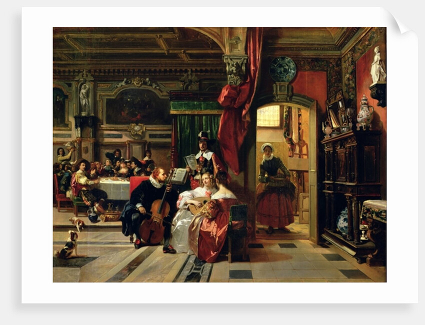 Sir Anthony van Dyck in London, 1837 by Camille-Joseph-Etienne Roqueplan