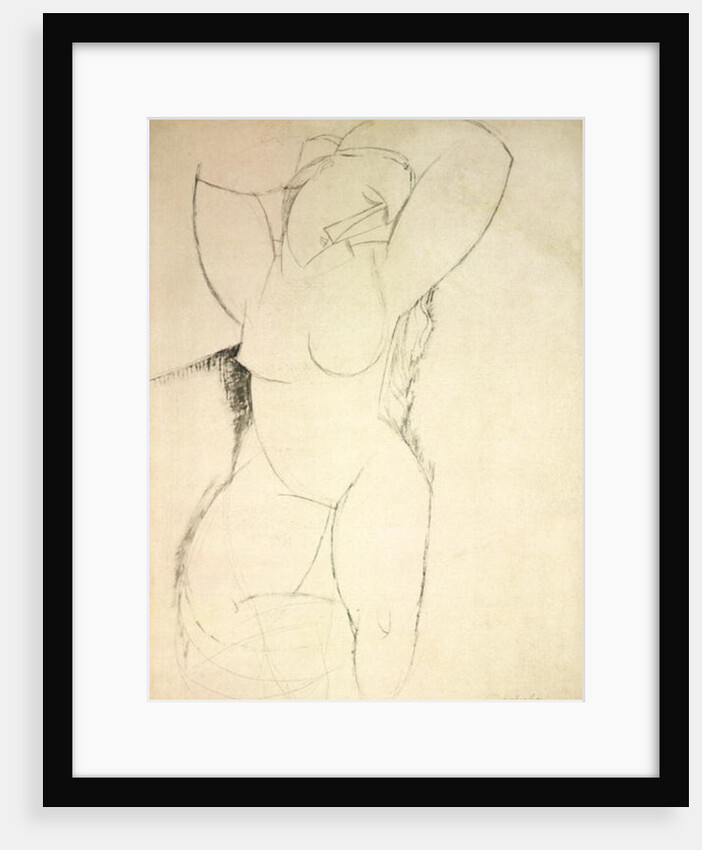 Caryatid, c.1913-14 by Amedeo Modigliani