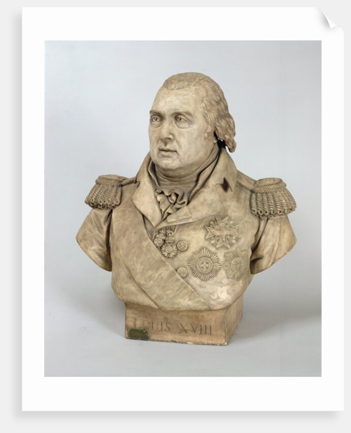 Bust of Louis XVIII by Louis Pierre Deseine