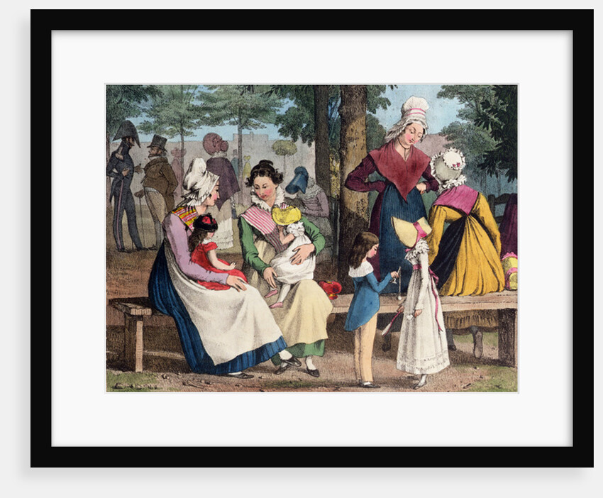 The Nannies, 1820 by John James Chalon