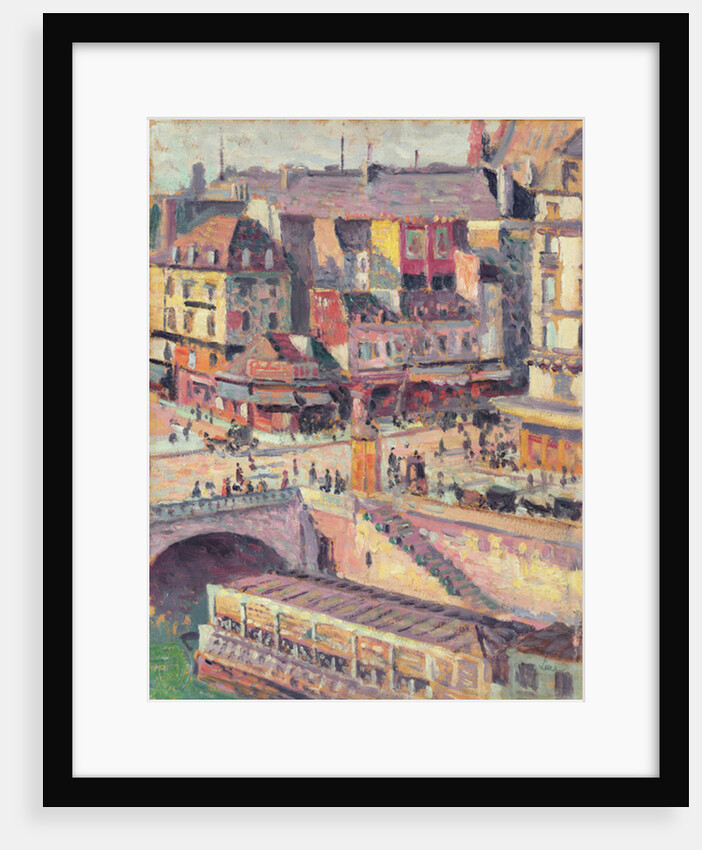 The Pont Saint-Michel and the Quai des Orfevres, Paris, c.1900-03 by Maximilien Luce