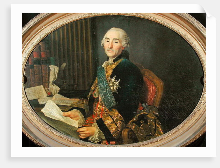 Cesar-Gabriel de Choiseul-Chevigny Duc de Praslin, 1763 by Alexander Roslin