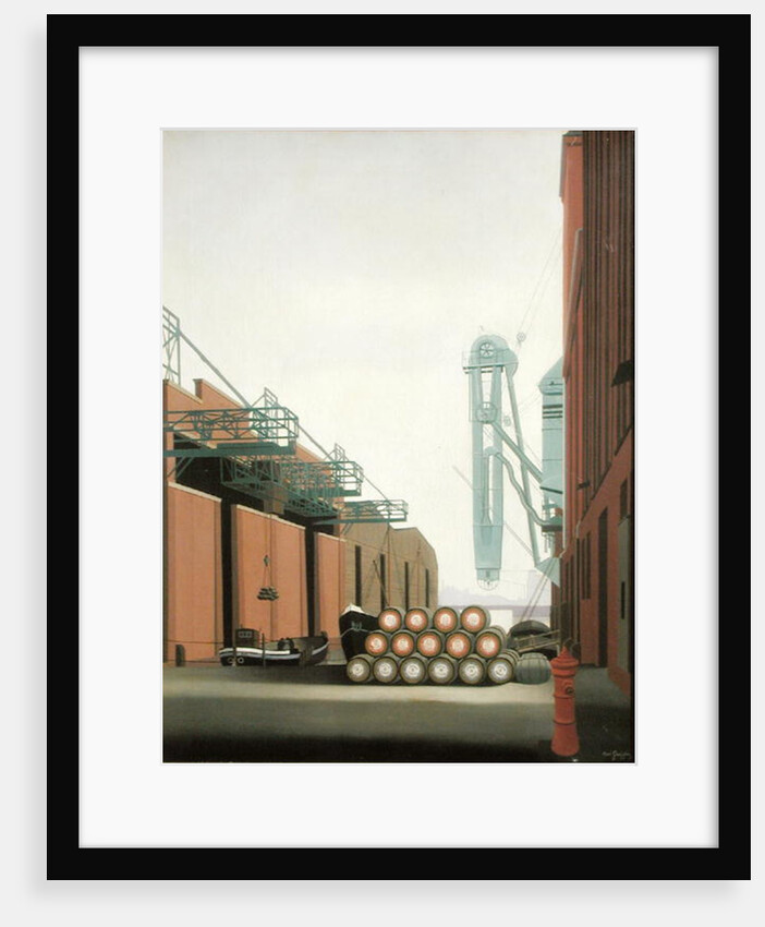 The Landing Stage, 1933 by Carl Grossberg
