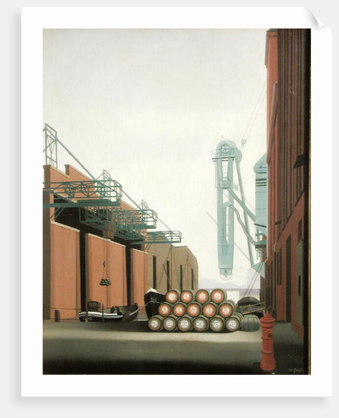 The Landing Stage, 1933 by Carl Grossberg