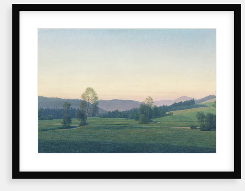Bavarian Landscape, 1933 by Georg Schrimpf
