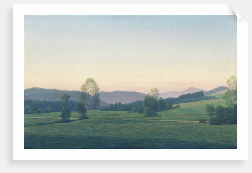 Bavarian Landscape, 1933 by Georg Schrimpf