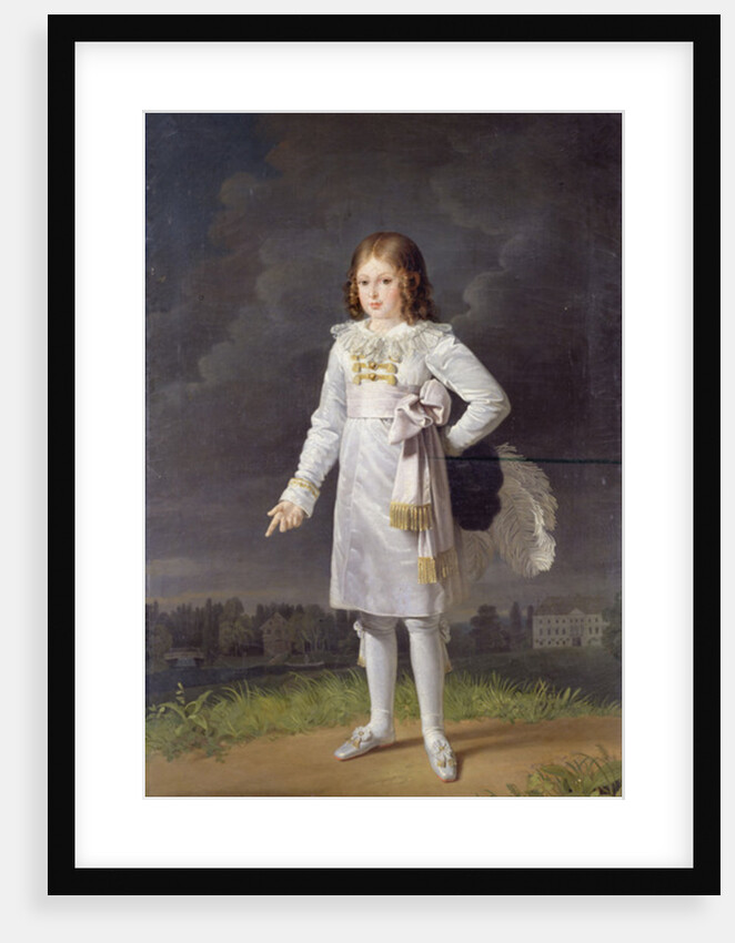 Frederic-Napoleon Prince Bacciochi, 1819 by Barbara Krafft