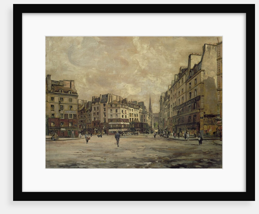 Place Maubert, Paris, 1888 by Emmanuel Lansyer