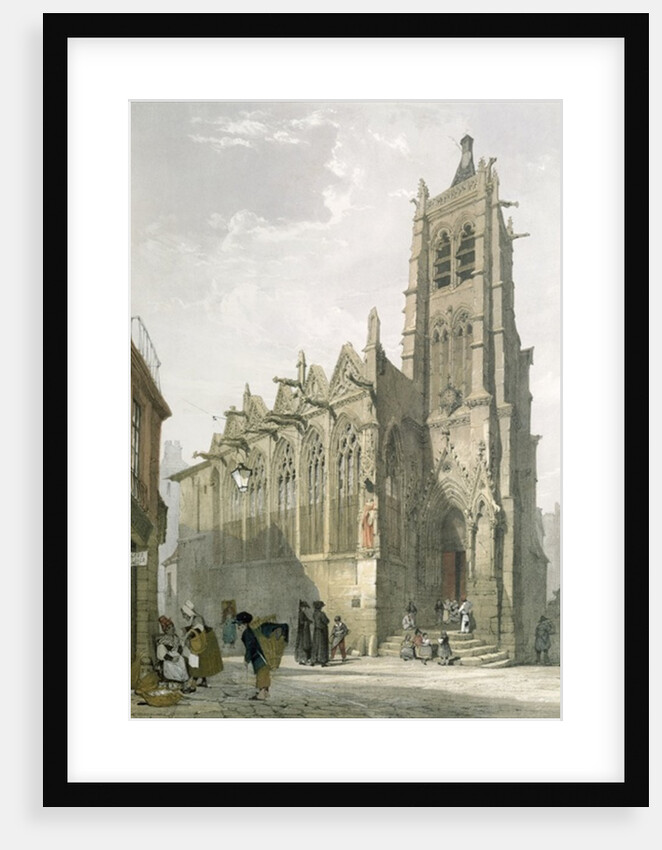 Exterior of the Church of St. Severin, Paris by Thomas Shotter Boys