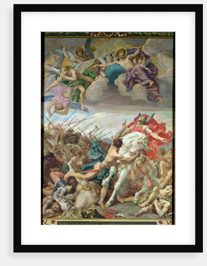 The Vow of Clovis at the Battle of Tolbiac in 506 by Joseph Paul Blanc