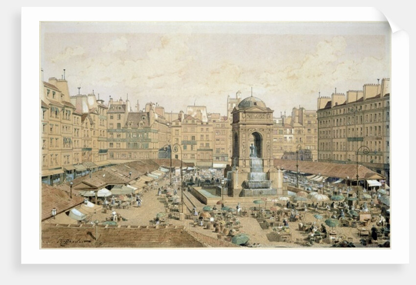 The Marche aux Innocents by Theodor Josef Hubert Hoffbauer