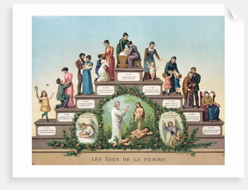 The Ages of Woman, 1906 by French School