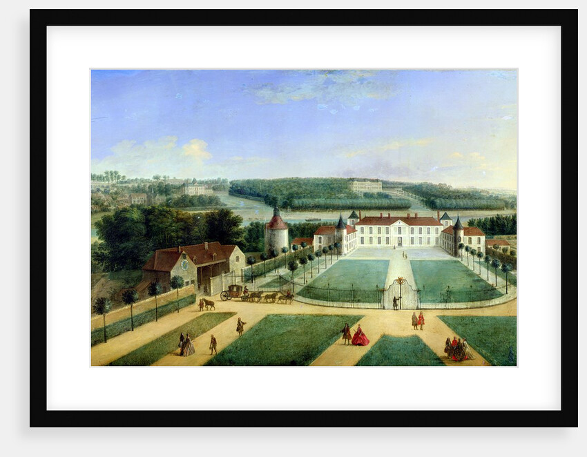 Chateau of Charles Guillaume Le Normant, Seigneur d'Etoilles by Charles Laurent Grevenbroeck