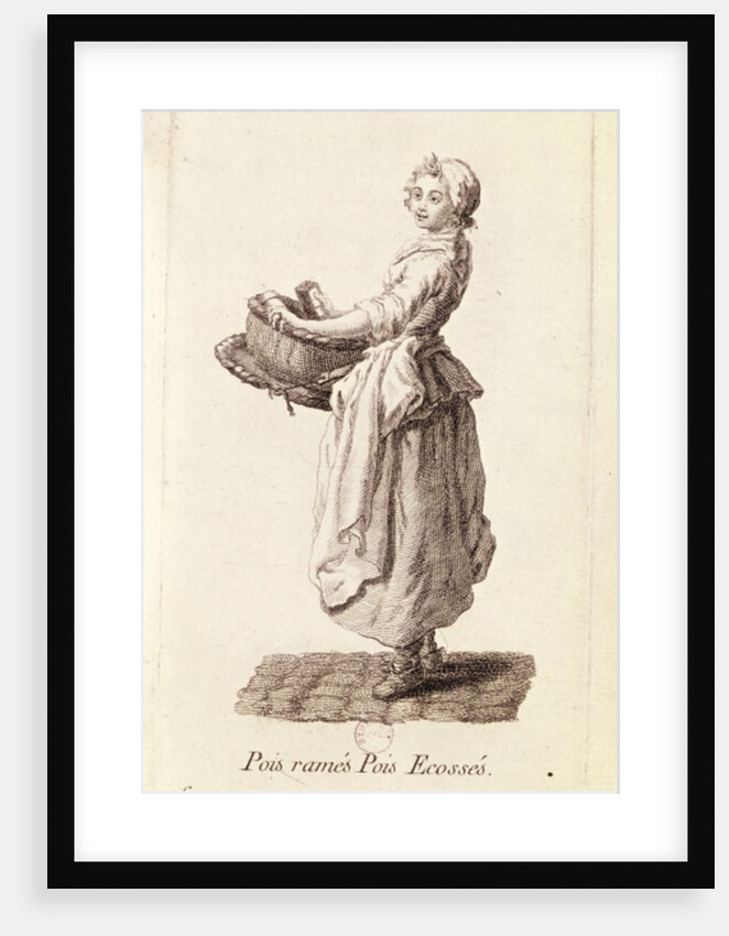 The Pea Seller by French School