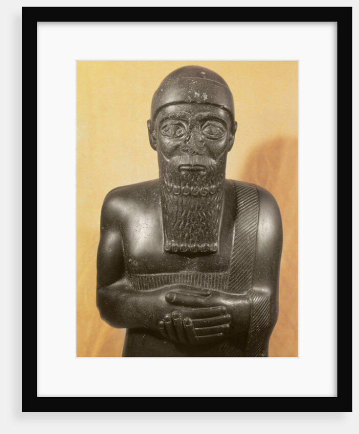 Statue of King Ishtup-Ilum, from Mari, Middle Euphrates by Mesopotamian