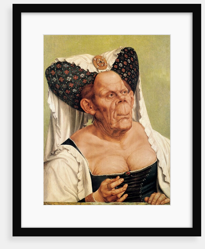 A Grotesque Old Woman, possibly Princess Margaret of Tyrol, c.1525-30 by Quentin Massys or Matsys