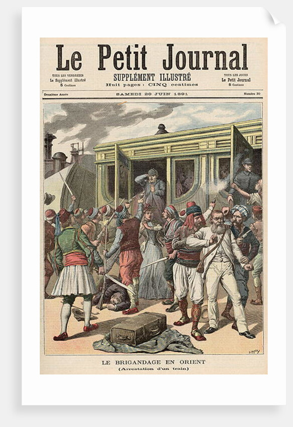 Bandits in the Orient: Arrests on a Train by Henri Meyer