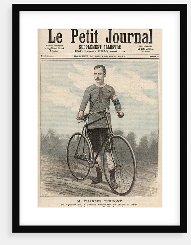 Charles Terront from 'Le Petit Journal', 26th September 1891 by Fortune Louis & Meyer Henri Meaulle