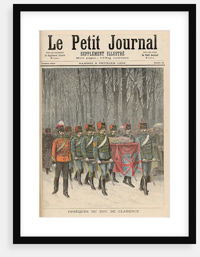 Funeral of Albert Victor Duke of Clarence by French School