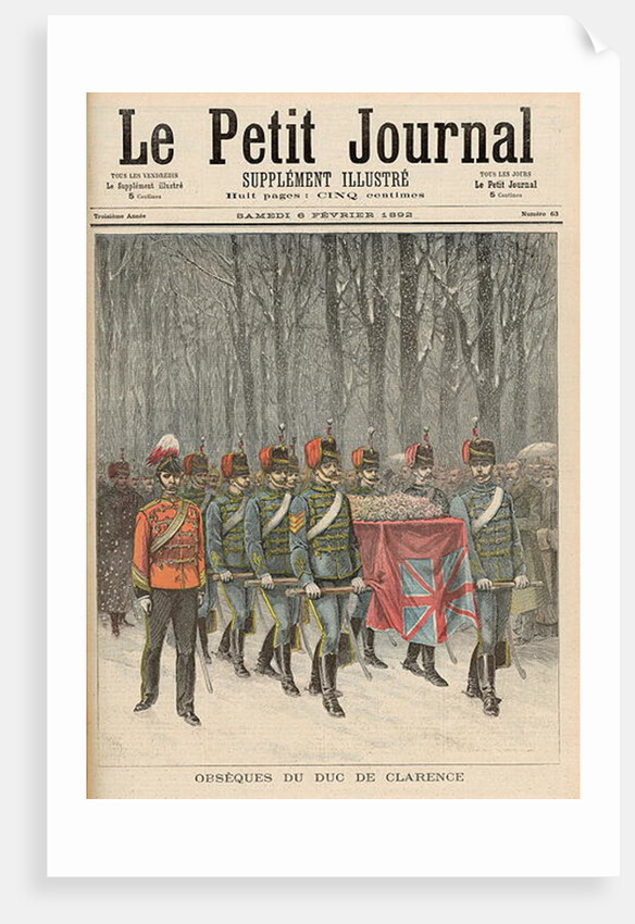 Funeral of Albert Victor Duke of Clarence by French School