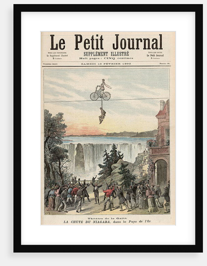 Theatre de la Gaite Performers at Niagara Falls by Henri Meyer