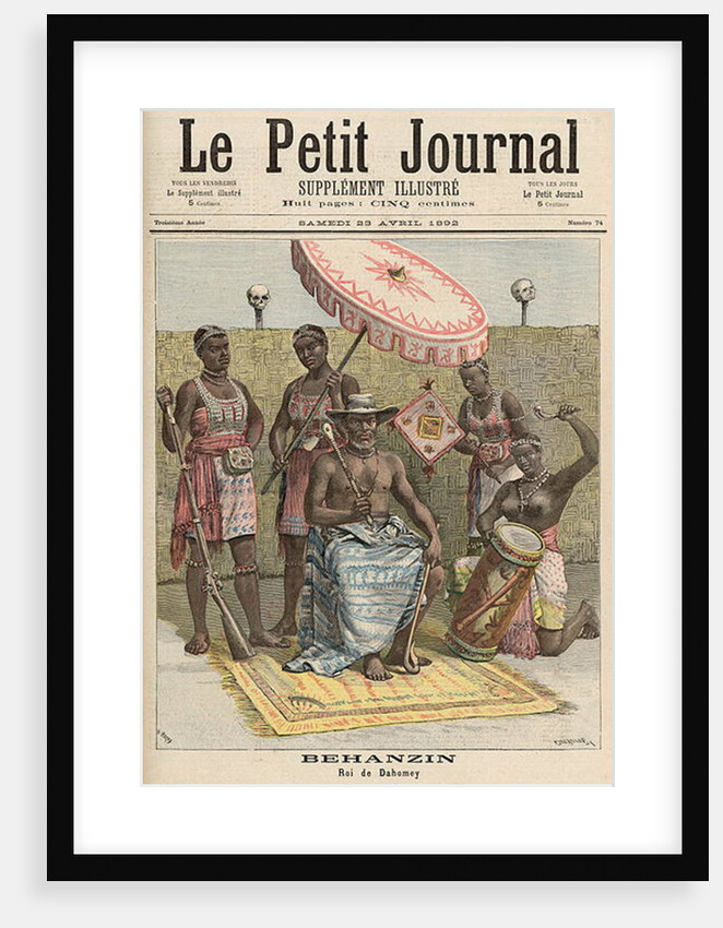 Behanzin King of Dahomey by Fortune Louis & Meyer Henri Meaulle