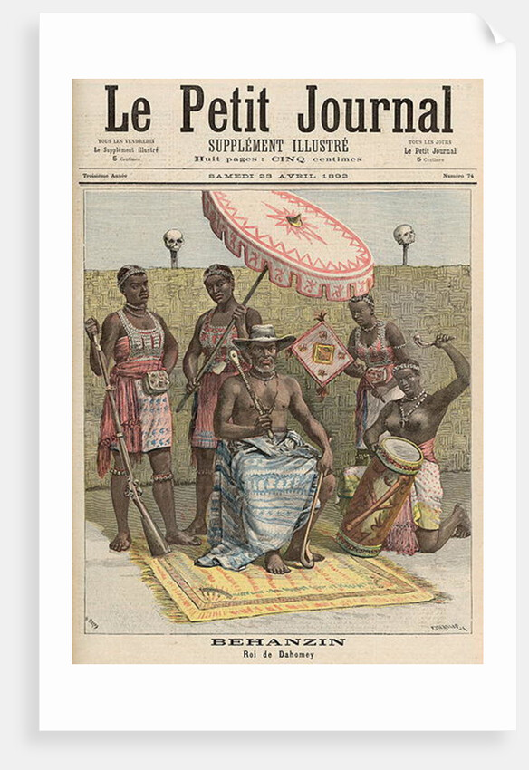 Behanzin King of Dahomey by Fortune Louis & Meyer Henri Meaulle