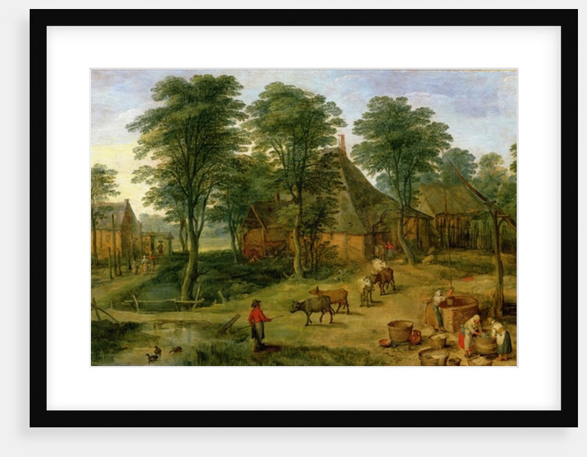 The Farmyard by Jan the Younger Brueghel