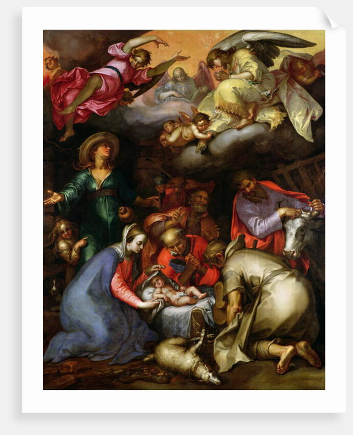 Adoration of the Shepherds, 1612 by Abraham Bloemaert