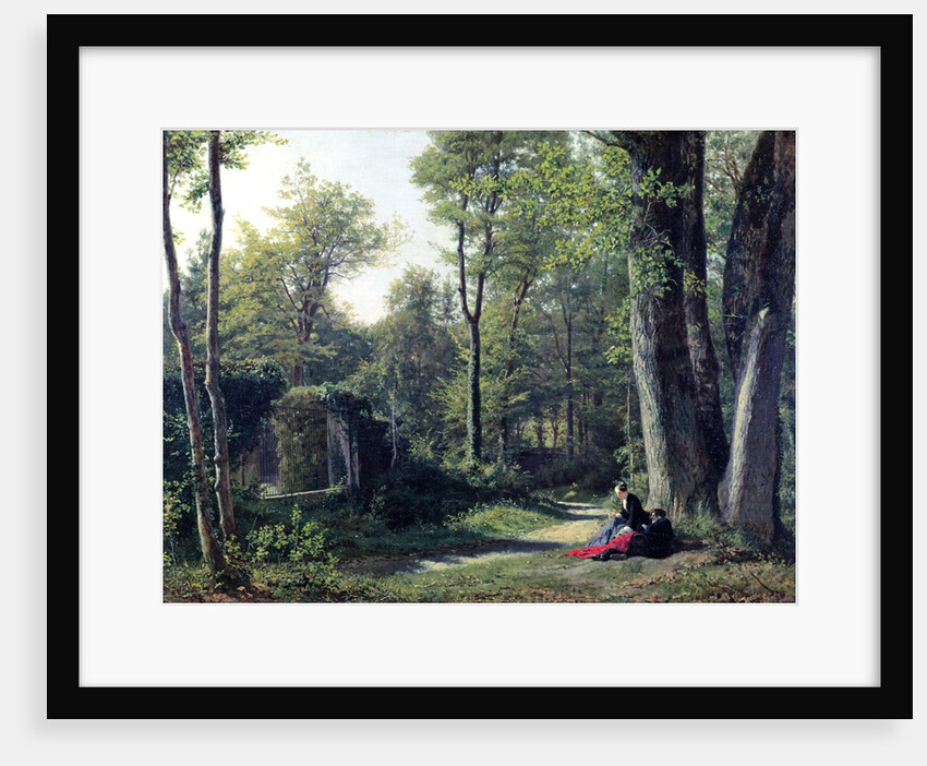 View of Bellevue near Meudon, 1852 by Edouard Cibot