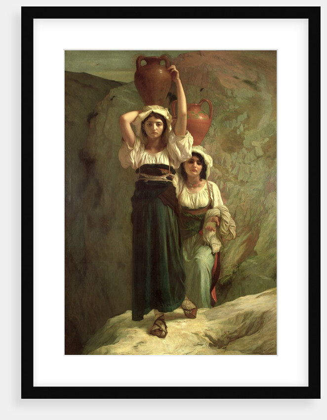 The Girls of Alvito, 1855 by Antoine Auguste Ernest Herbert or Hebert