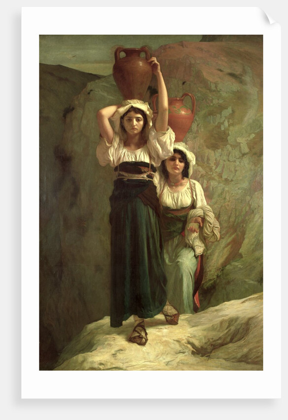 The Girls of Alvito, 1855 by Antoine Auguste Ernest Herbert or Hebert