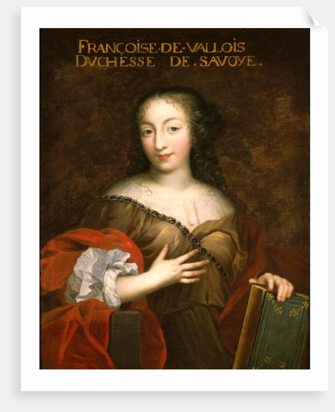 Francoise-Madeleine d'Orleans Duchess of Savoy by French School