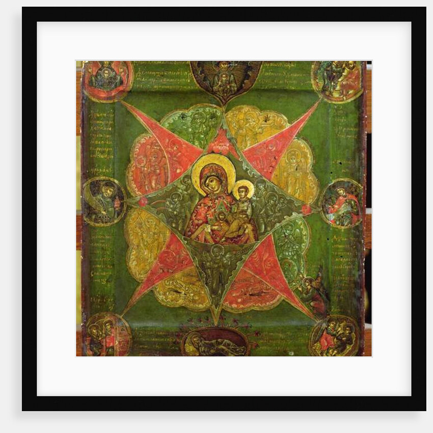 The Virgin of the Burning Bush, from Mount Athos by Russian School
