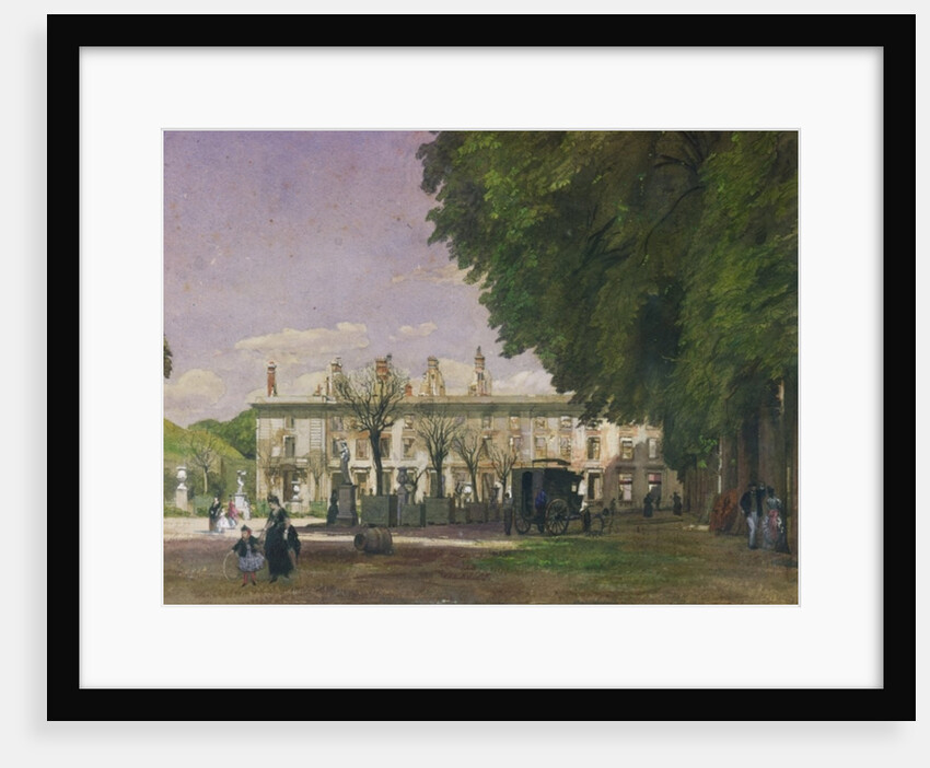The Ruins of the Chateau de Saint-Cloud in 1871 by Francois Louis Francais