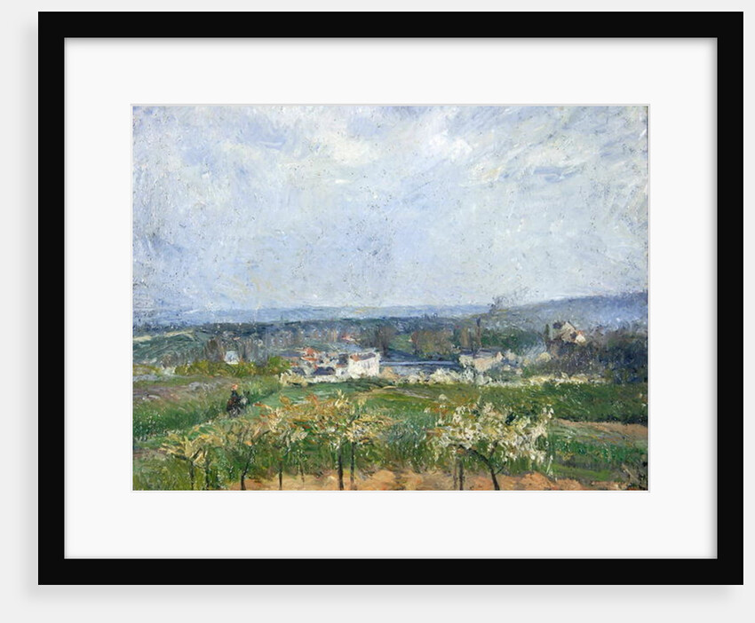 Landscape in Pontoise, 1877 by Camille Pissarro